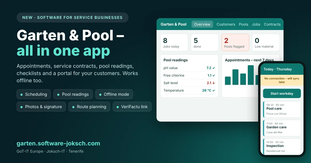 Garten & Pool – Garden & Pool – service, organised