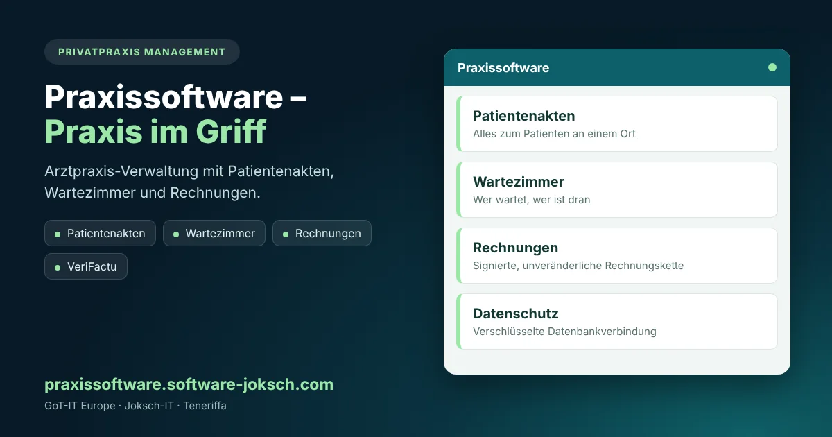Praxissoftware – Praxissoftware – Patienten und Abrechnung
