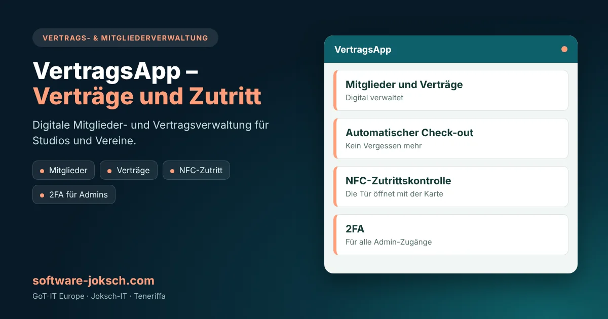 VertragsApp – VertragsApp – Verträge und Zutritt